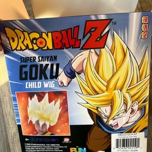 Pre-owned Dragon ball Z child wig -Goku